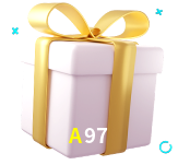 Receba seus bônus de boas-vindas no A97